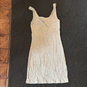 Divided‎ Light Gray Ribbed Dress